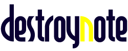 destroynote.com logo